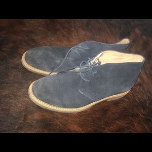 1901 blue suede Chukka Boots